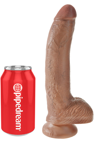 Pipedream King Cock With Balls Tan 26 cm - Dildo 2