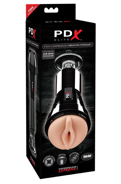 Pipedream PDX Elite Cock Compressor Vibrating Stroker - Vibrations-Masturbator 4