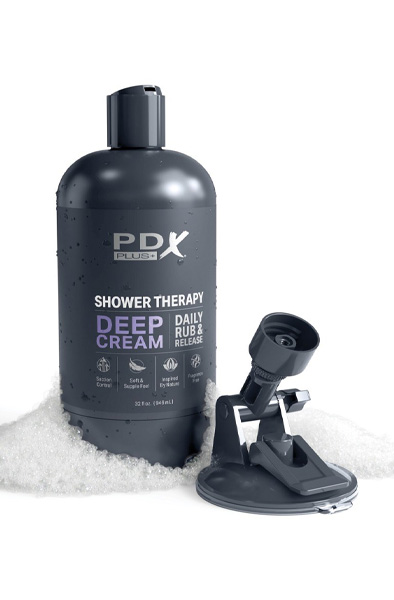 Pipedream PDX Shower Therapy Deep Cream - Stroker 4