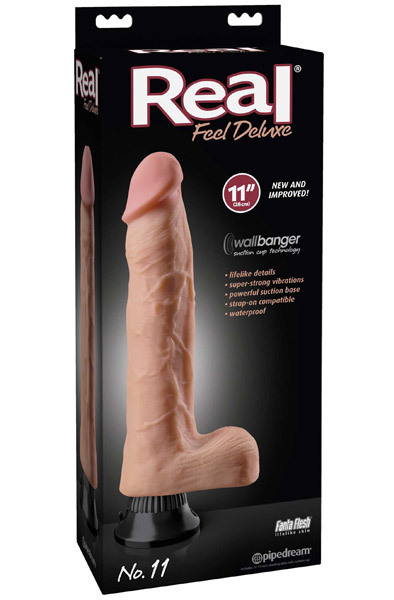 Pipedream Real Feel Deluxe 11 27 cm - Vibrierender Dildo 4