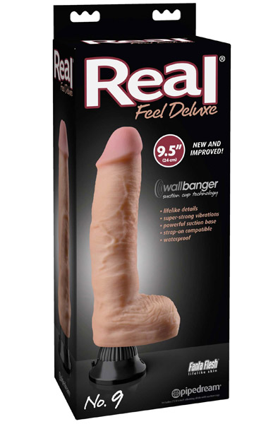 Pipedream Real Feel Deluxe 9 24 cm - Vibrierender Dildo 4