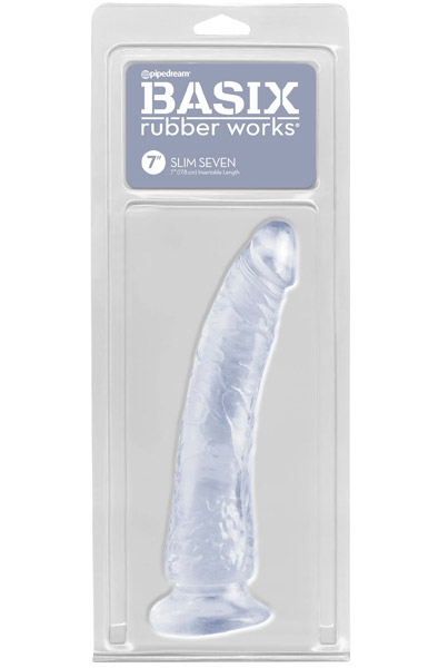 Pipedream Slim Seven Clear 20,5 cm - Dildo 2