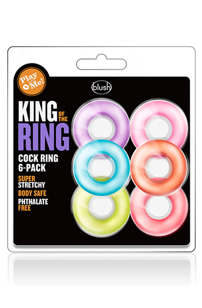 Play With Me King Of The Ring 6-pack - Cockring-Set 2