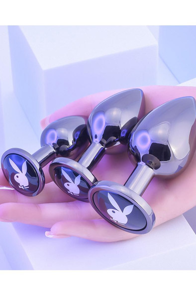 Playboy Pleasure 3 Ways Anal Plug Set - Analplug Set 2