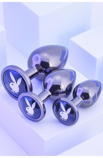 Playboy Pleasure 3 Ways Anal Plug Set - Analplug Set 3