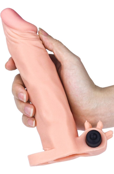 Pleasure X-Tender Vibrating Penis Sleeve - Penisverlängerung/Penishülle 2