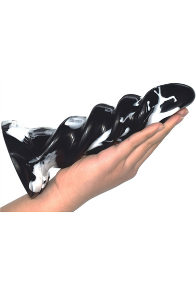 Plug Gimlix Black-White 23 cm - Drachen-Dildo 2