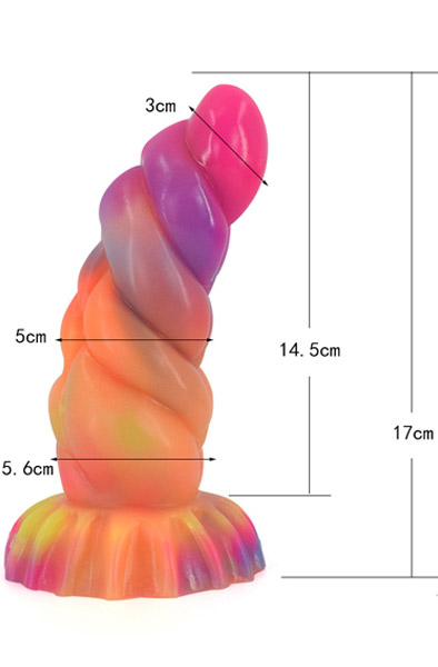 Plug Skarix Glow-in-The-Dark 17 cm - Drachen-Dildo 2