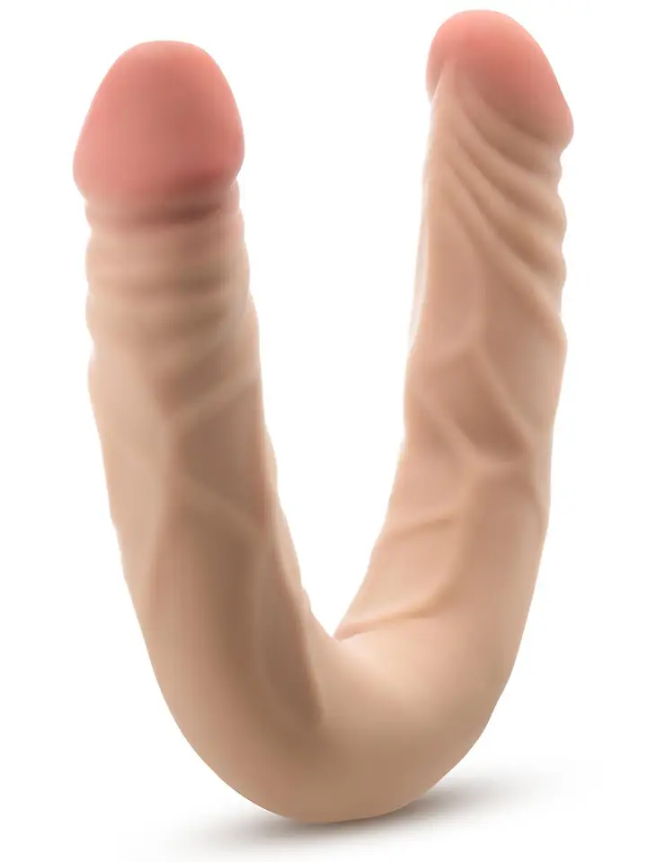 Posable Double Dong Beige 35,5 cm - Dual dildo 1