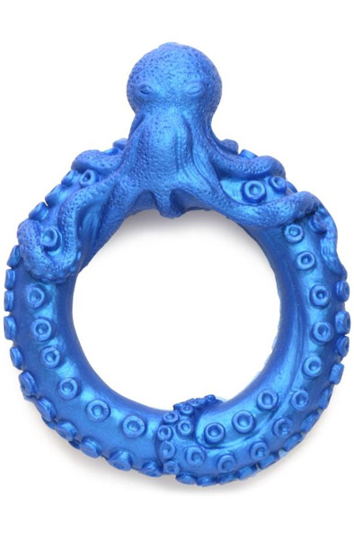 Poseidon's Octo-Ring Silicone Cock Ring Blue - Cockring 1