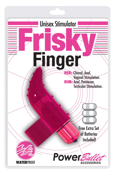 Power Bullet Frisky Finger Pink - Finger-Vibrator 3