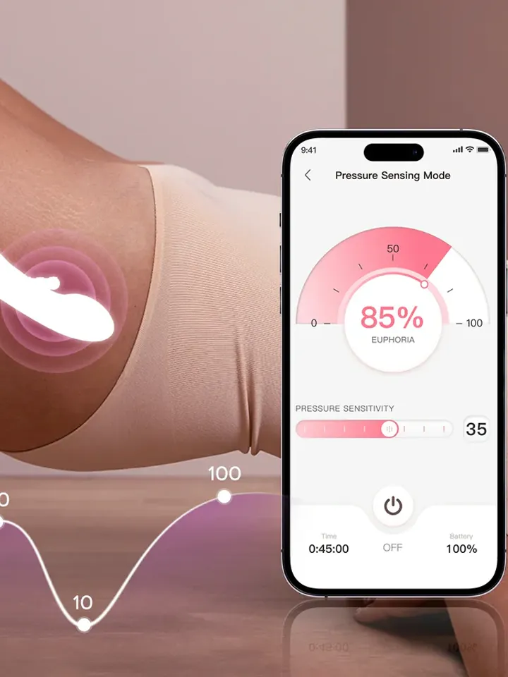 Pressure Sensing App-Controlled G-spot Vibrator - App controlled vibrator 2 [full]