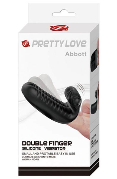 Pretty Love Abbott Black - Finger-Vibrator 3