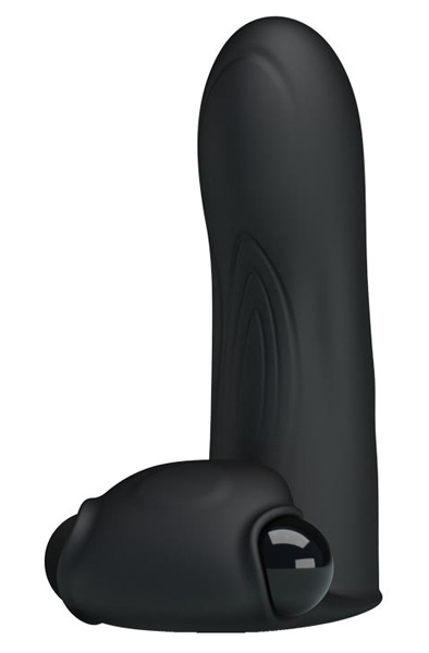 Pretty Love Adonis Finger Sleeve Vibrator Black - Finger-Vibrator 1