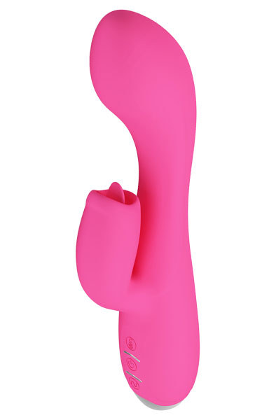 Pretty Love Doreen Pink - Rabbit-Vibrator mit rotierender Zunge 2