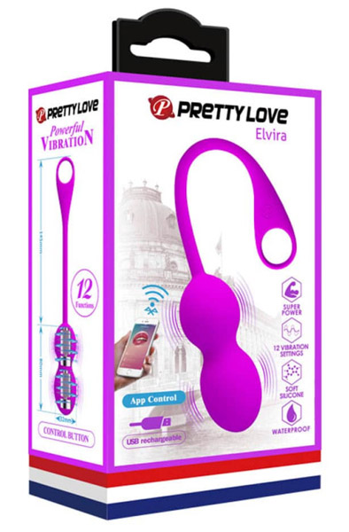 Pretty Love Elvira Purple - App-gesteuerte Vibratoren 2