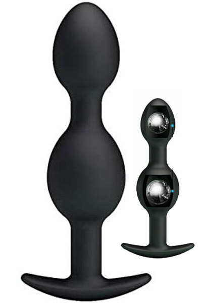 Pretty Love Heavy Balls Silicone Butt Plug 3 - Analplug 1