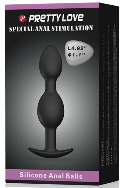 Pretty Love Heavy Balls Silicone Butt Plug 3 - Analplug 3