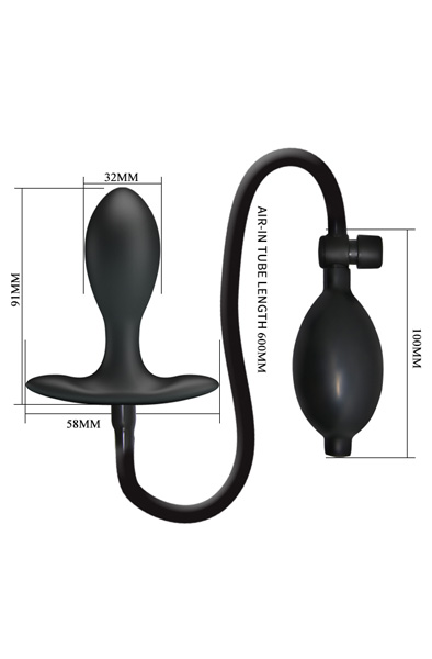 Pretty Love Inflatable Anal Plug - Aufblasbarer Analplug 4
