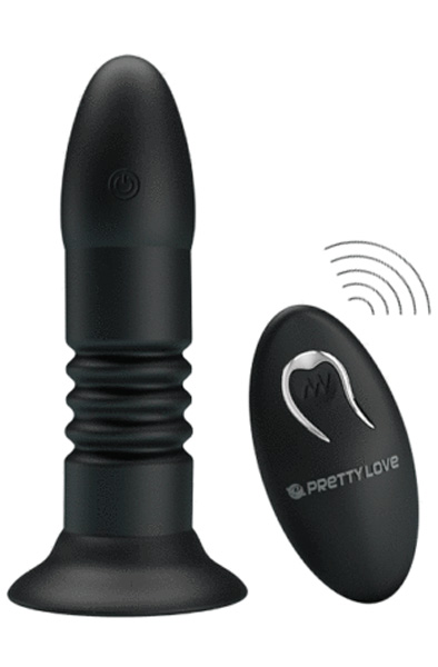 Pretty Love Magic Jingers Black - Ferngesteuerter Analplug 1
