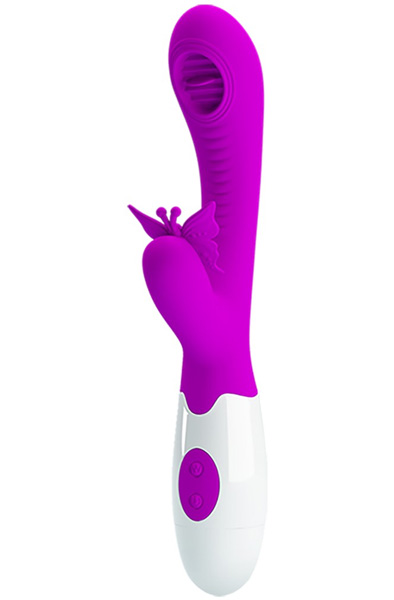 Pretty Love Moth Licking & Vibrating - Rabbit-Vibrator 1