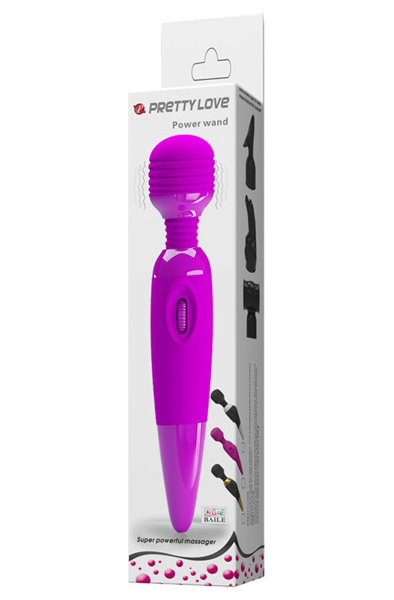 Pretty Love Power Wand Purple - Zauberstab/Massagestab 2