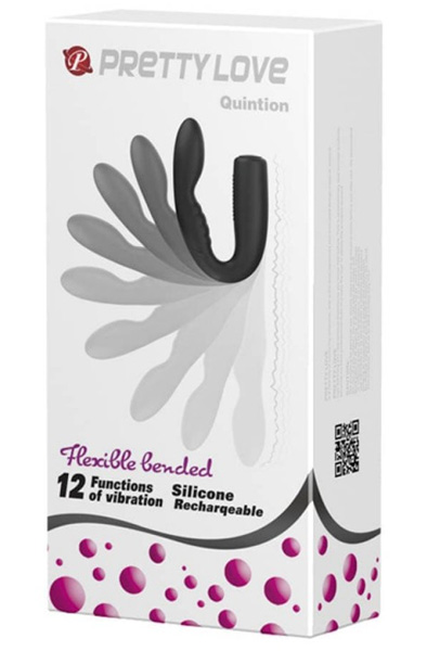 Pretty Love Quintion G-Spot Black - G-Punkt-Vibrator 3
