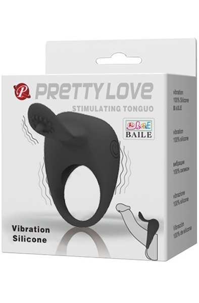 Pretty Love Stimulating Tonguo - Vibrierender Penisring 4
