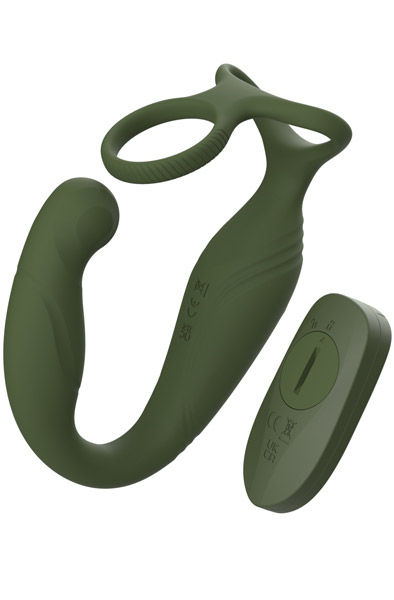 Prostate Massager With Remote Control - Prostatavibrator mit Penisring 2