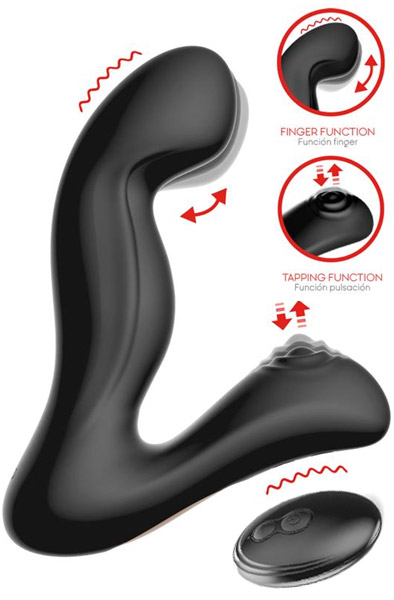 Prostate Massager With Tapping & Finger Wiggle Function - Prostatastimulator 1