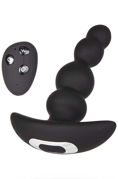 Prostate Vibrator + Rotating Beads With Wireless Remote - Prostatastimulator 1