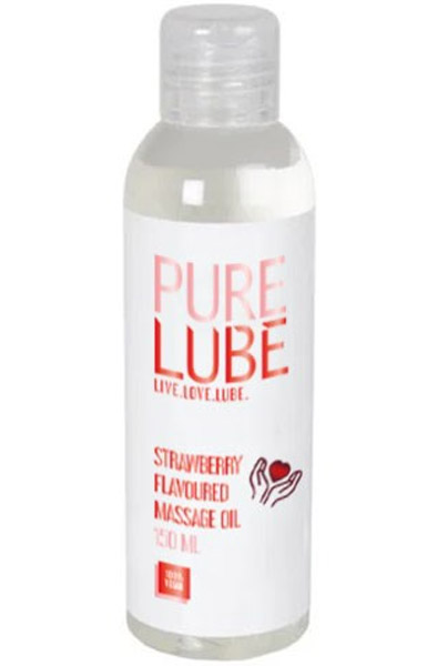 Pure Lube Massage Oil Strawberry 150 ml - Massageöl Erdbeere 1