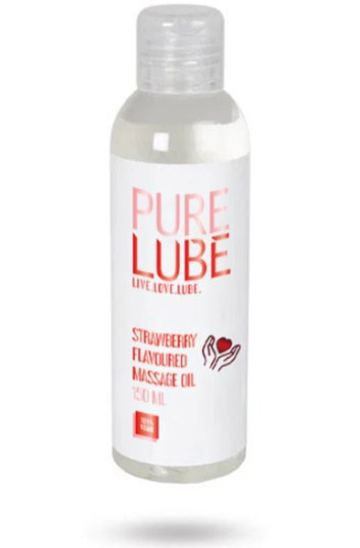 Pure Lube Massage Oil Strawberry 150 ml - Massageöl Erdbeere 2