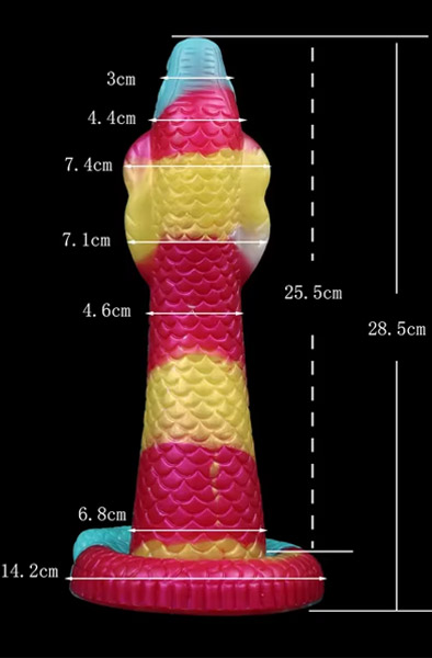 Python Passion Dildo 28,5 cm - Drachen-Dildo 4