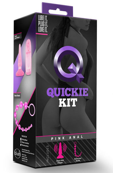 Quickie Kit Pink Anal Kit - Analplug Set 2