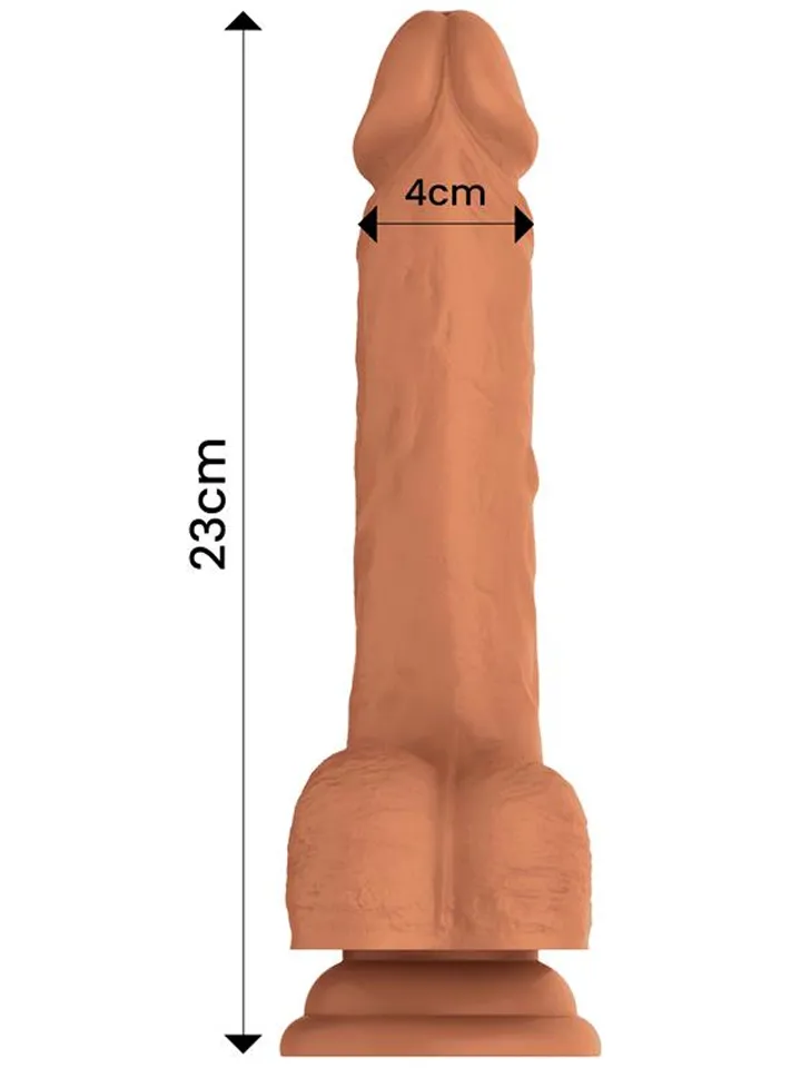 Quintus Thrusting, Waving & Vibration Dildo 23 cm - Vibrating dildo 3