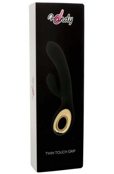 Rabbit Vibrator Handy Two Touch Grip Black - Rabbit-Vibrator 3