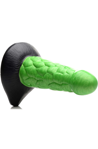 Radioactive Reptile Thick Scaly Silicone Dildo 19 cm - Drachen-Dildo 2