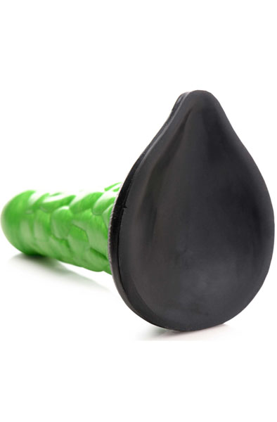 Radioactive Reptile Thick Scaly Silicone Dildo 19 cm - Drachen-Dildo 3
