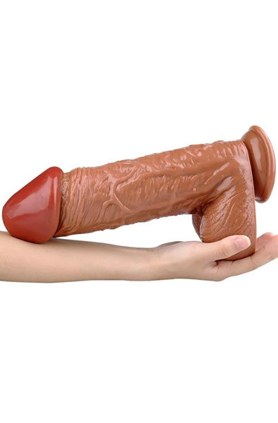 Real Up XXL Dildo Brown 28,5 cm - XXL-Dildo 2
