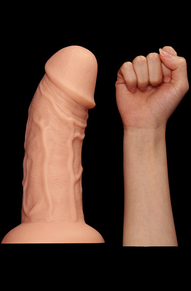 Realistic Curved Dildo 24 cm - XL Dildo 2