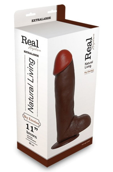 Realistic Dildo Brown Emotion XL 31 cm - XL Dildo 3