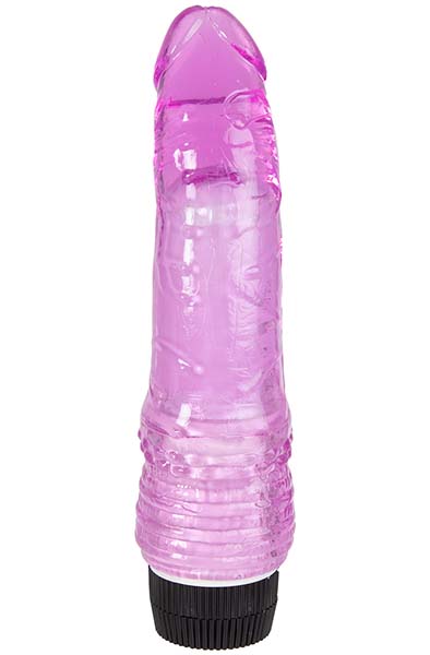 Realistic Vibrating Dong Purple 18 cm - Vibrator 1
