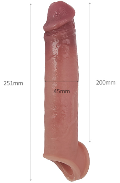 Realistische Penis-Hülle 25 cm - Penisverlängerung/Penishülle 4