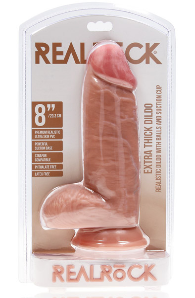 Realrock Extra Thick Dildo 20,3 cm - Realistischer Dildo 6