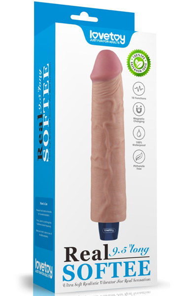 Rechargeable Vibrating Dildo 23,7 cm - Vibrating dildo 7
