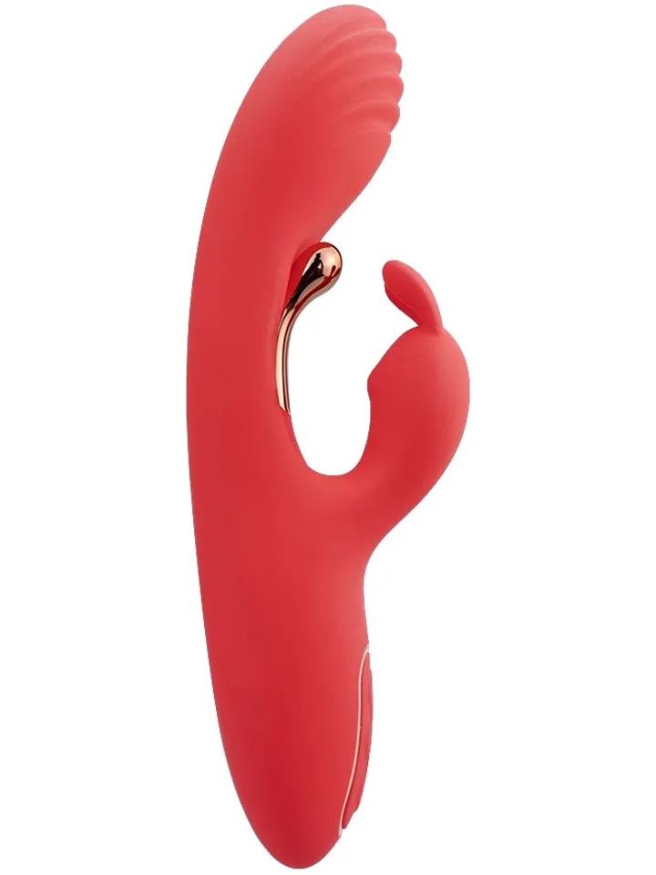 Red & Gold Flapping Rabbit Red - Rabbit vibrator 2