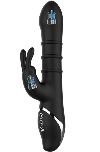 Reipo Vibrator With Up & Down Sliding Rings - Rabbit-Vibrator 3