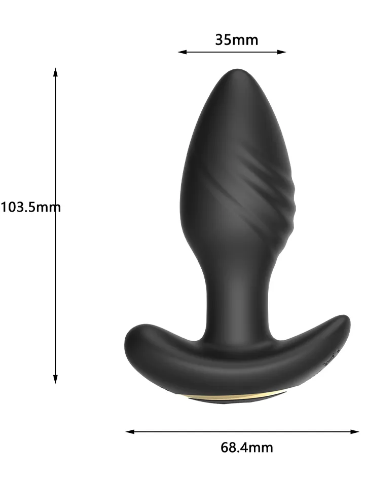 Remote Control Vibrating Butt Plug - Vibrating anal plug 2