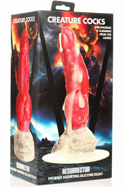Resurrector Phoenix Squirting Silicone Dildo 23 cm - Dragon dildo 5